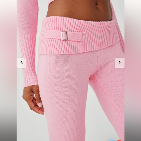 NWT! Frankies Bikinis Fleur Cloud Knit Low Rise Pant💖 - Picture 3 of 5